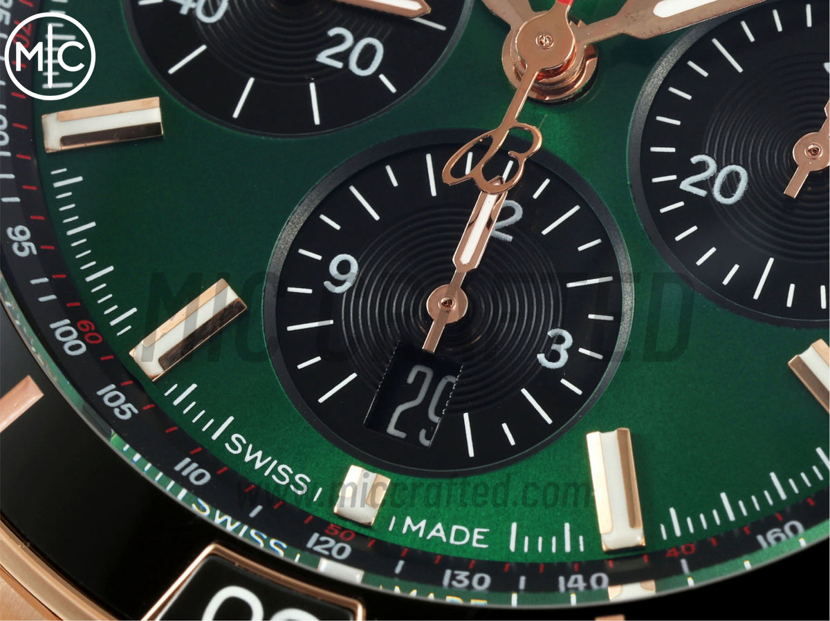 Super Chronomat B01 44mm RG 綠色錶盤配 RG 錶鏈 - 尊貴版
