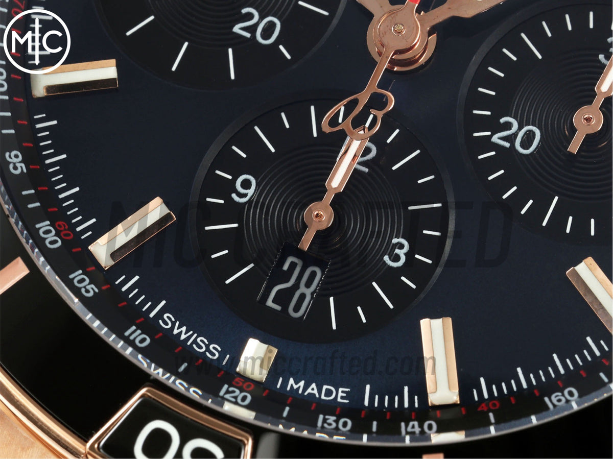 Super Chronomat B01 44mm RG 藍色錶盤配 RG 錶鏈 - 尊貴版