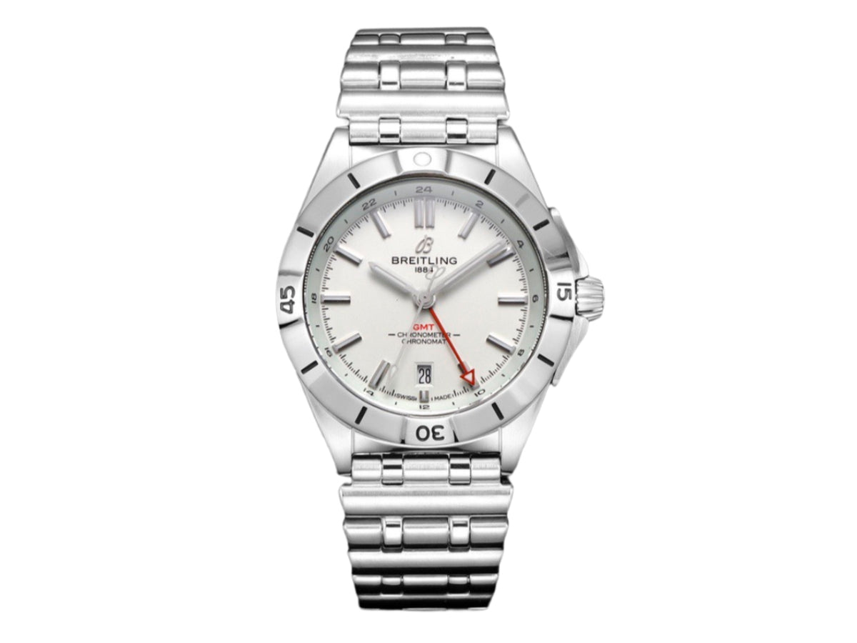 Chronomat GMT 40mm SS White Dial on SS Bracelet – Premium Edition