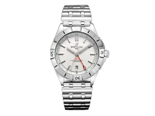 Chronomat GMT 40mm SS White Dial on SS Bracelet – Premium Edition