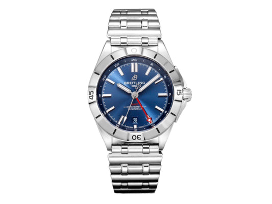 Chronomat GMT 40mm SS Deep Blue Dial on SS Bracelet – Premium Edition