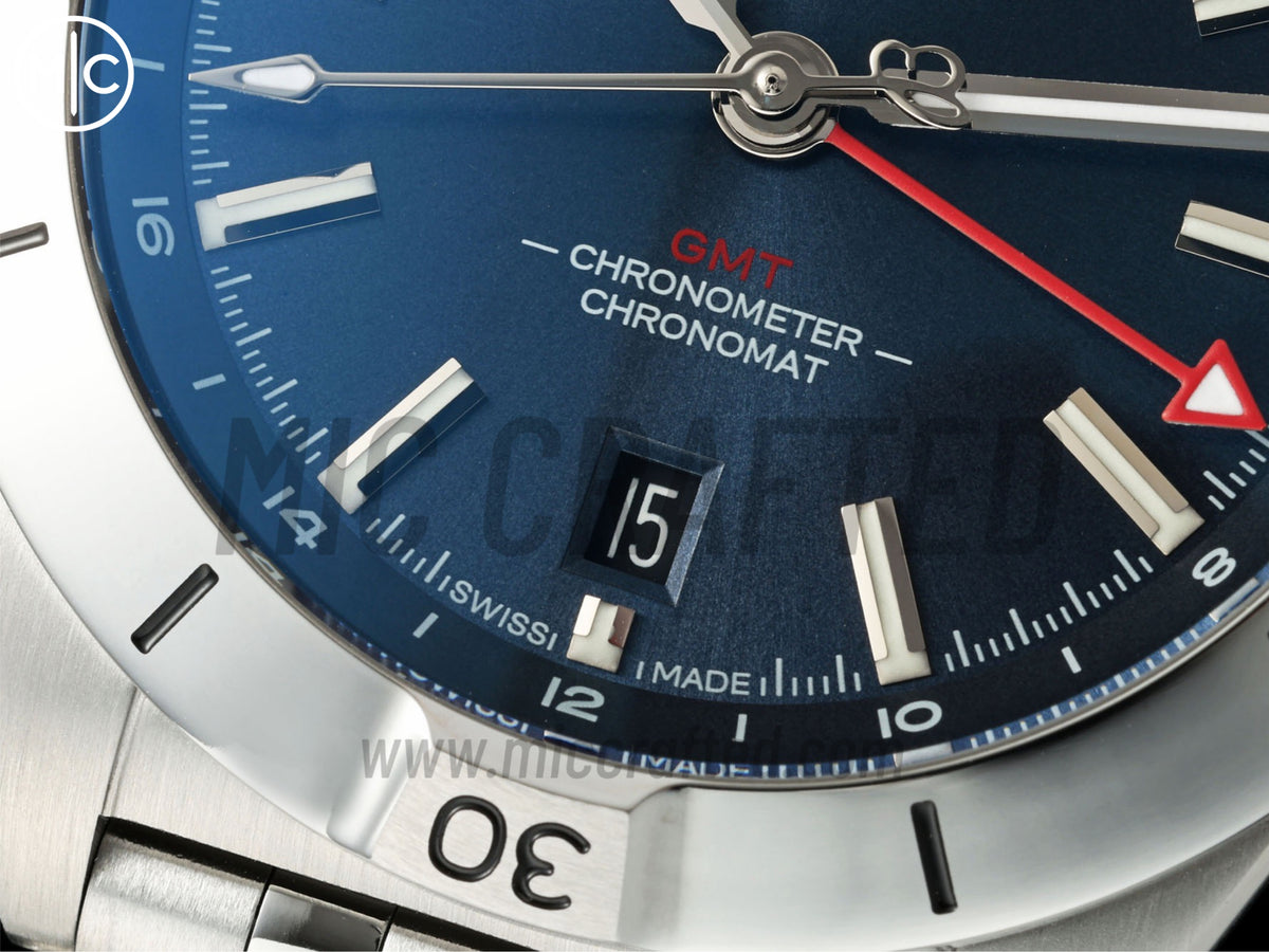 Chronomat GMT 40mm SS 深藍色錶盤配 SS 錶鏈 - 尊貴版