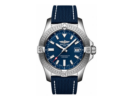 Avenger Automatic 43mm SS Blue Dial on Blue Nylon Strap – Premium Edition