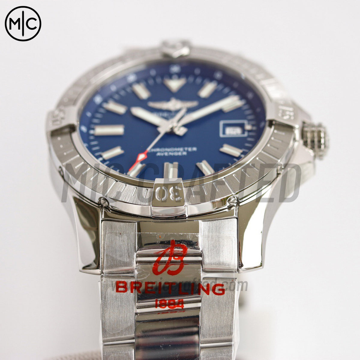 Avenger Automatic 43mm SS 藍色錶盤配 SS 錶鏈 - 尊貴版