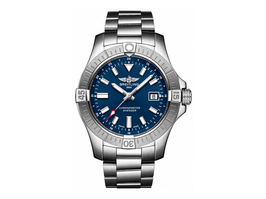 Avenger Automatic 43mm SS Blue Dial on SS Bracele – Premium Edition
