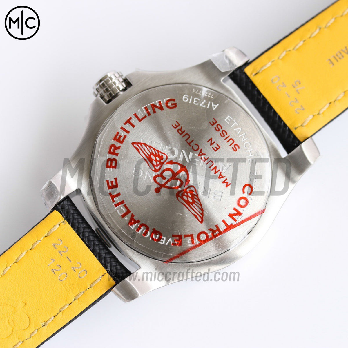 Avenger Automatic 45mm SS Yellow Dial on Black Nylon Strap – Premium Edition