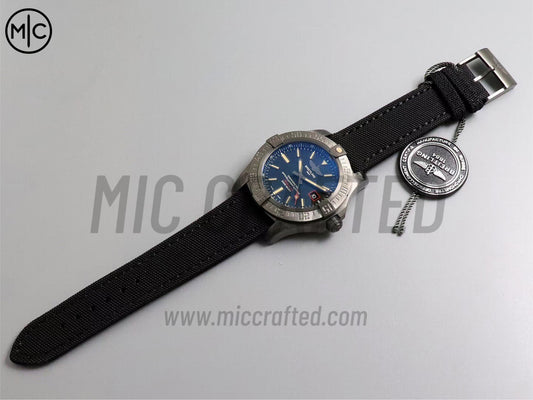 Avenger BlackBird 44mm PVD Black Dial on Black Nylon Strap – Premium Edition