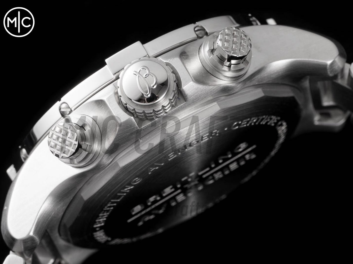 Avenger Chrono 45mm SS 黑色錶盤配 SS 錶鏈 - 尊貴版